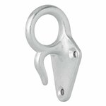 Gancho de cuerda de metal con ojo 70 x 40 mm 5 piezas