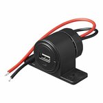 Toma de superficie USB tipo A 2100 mA 12 V 24 V