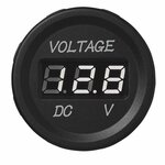 Voltimetro digital incorporado 6-30V