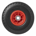 Neumatico de rueda de nariz con llanta de plastico y neumatico de PU de 260 x 85 mm