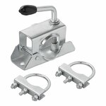 Abrazadera de 48 mm para rueda de morro + 2 soportes en U de 60 70 mm