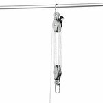 Cabrestante manual con cuerda de nailon de 20 m