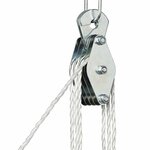 Cabrestante manual con cuerda de nailon de 20 m