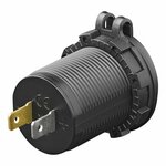Cargador rapido USB integrado de 2 vias 12 24 V 3 A tipo A + C
