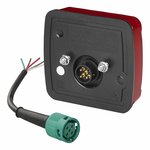 Luz trasera 4 funciones 106 x 99 mm LED derecha