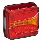 Luz trasera 4 funciones 106 x 99 mm LED derecha
