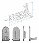 Escalon de la puerta del coche