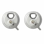 Candado de disco de 70 mm  2 piezas con llave igual
