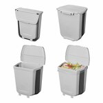 Cubo de basura plegable de 8L para caravana camper