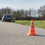 Cono de seguridad plegable