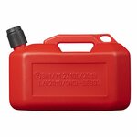 Bidon de 10L de plastico rojo homologado por la ONU (modelo bajo)