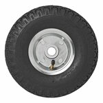 Llanta de rueda de morro de metal con neumatico 260x85mm