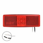 Lampara de galibo 12 24V roja 110x40mm LED
