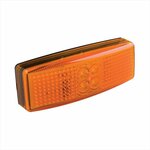 Luz de posicion lateral 12 24V naranja 110x40mm LED