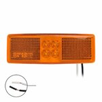 Luz de posicion lateral 12 24V naranja 110x40mm LED