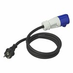 Cable alargador 150cm 3x2 5mm² de enchufe Schuko a CEE