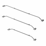Soporte de lona de metal  extensible 100-155 cm para lona de remolque