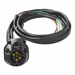 Kit cableado enganche remolque 7 pines PVC + cable 1 50M