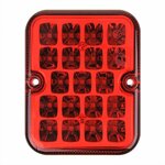 Luz antiniebla trasera 100x81mm 19LED