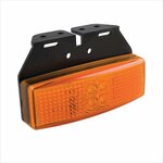 Luz de posicion lateral 12 24V naranja 110x40mm LED con soporte