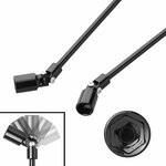 Manivela de 740 mm 19 mm con articulacion cardan para soporte de angulo