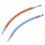 Conexion de manguera flexible 25 cm roja + azul en bolsa de plastico