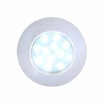 Luminaria de techo de superficie 12 leds 12V 240lm diametro 75x18mm