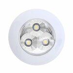 Luminaria de techo de superficie 3 leds 12V 290lm diametro 95x25mm