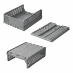 Organizador de cocina apilable de 2 capas