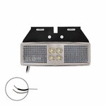 Lampara de galibo 12 24V blanca 110x40mm LED con soporte