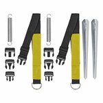 Juego de correas anti-tormentas 2x3M con clips