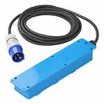 Toma Schuko CEE de 3 vias 5M 3x 1 5 mm²