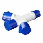 Divisor CEE de 3 vias de 16 A