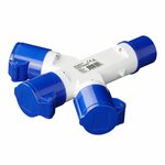 Divisor CEE de 3 vias de 16 A