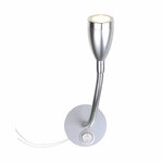 Foco de superficie 1 LED con cuello de cisne flexible 12 V 120 lm diametro 65 x 110-260 mm
