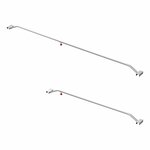 Soporte de lona de aluminio extensible de 132 a 204 cm para lona de remolque