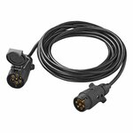 Cable alargador 5M con enchufe y caja de 7 pines