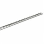 Juego de rieles de encuadernacion de aluminio 2x60cm  6 piezas