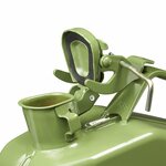 Bidon metalico verde de 5 l homologado por la ONU y TuV GS