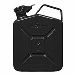Bidon de 5 l de metal negro homologado por la ONU y TuV GS