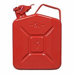 Bidon metalico rojo de 5 l homologado por la ONU y TuV GS