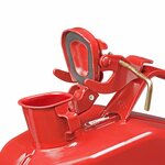 Bidon metalico rojo de 5 l homologado por la ONU y TuV GS