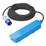 Toma Schuko CEE de 3 vias 10M 3x 1 5 mm²