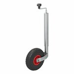 Rueda de nariz con llanta de plastico de 48 mm y neumatico de PU de 260 x 85 mm.