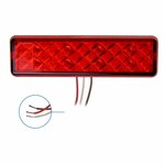 Luz trasera 12 24V 2 funciones 135x38mm LED con soporte negro