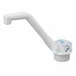 Grifo de agua fria De Luxe 12V diametro 20 mm boton grande blanco