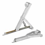 Soporte de esquina para caravana compacto 500 kg 460 x 195 mm H: 440 mm