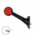 Luz de ancho 12 24V roja blanca 166x193mm LED izquierda