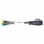 Juego de cables de 7 m con enchufe de 13 pines y 2 conectores de 5 pines