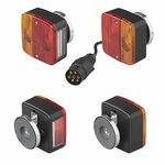 Juego de iluminacion para remolque con imanes  cable de 7 5+2 5 m